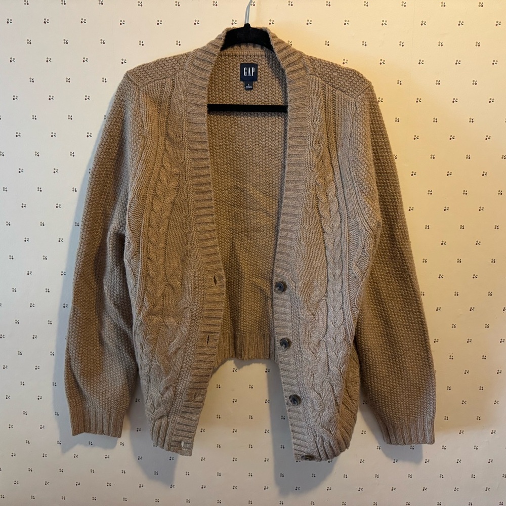 Gap cable knit cardigan